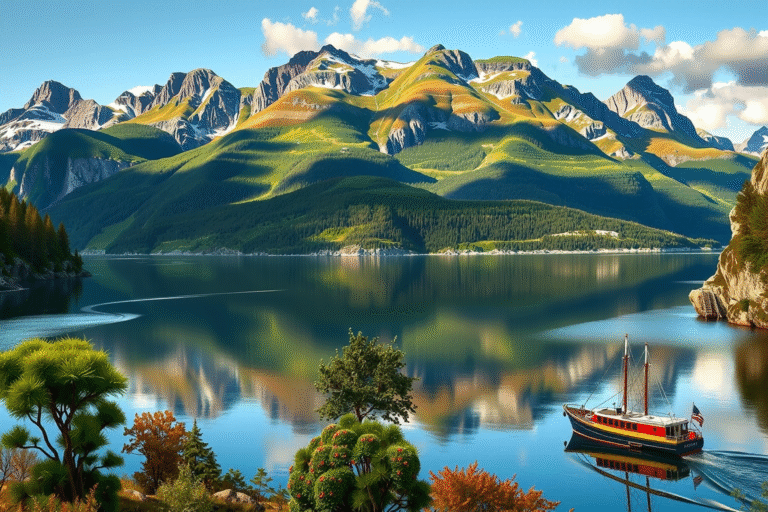 Descubre los impresionantes fiordos noruegos en crucero: ¡una experiencia inolvidable!