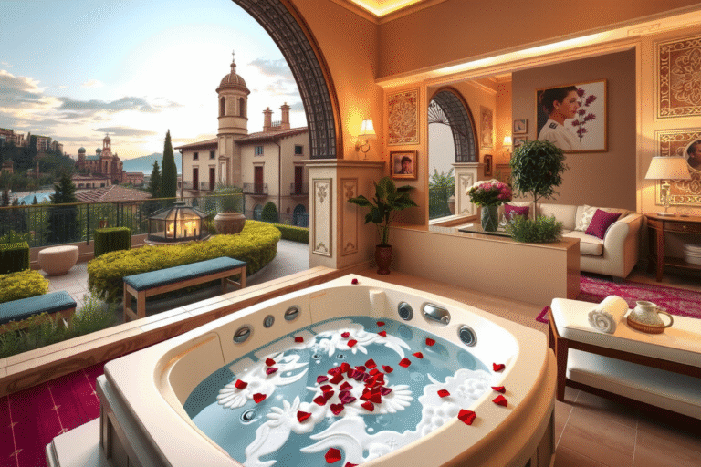 Los mejores hoteles románticos con jacuzzi y spa en España: ideas para una escapada en pareja ♨️💑