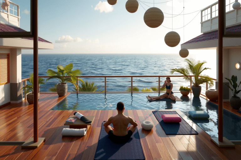Cruceros de bienestar: yoga, spa y relax en alta mar