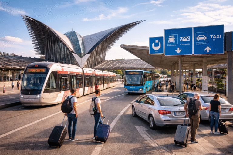 Del aeropuerto de Lyon al centro: todas las opciones