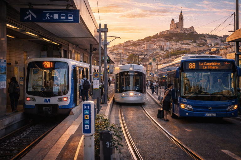 Transporte público en Marsella: cómo moverte fácil por la ciudad (metro, tranvía y bus)